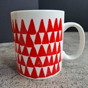 Starbucks Red Triangle Trees Mug - 2016 Starbucks Holiday Coffee Cup 12 fl oz